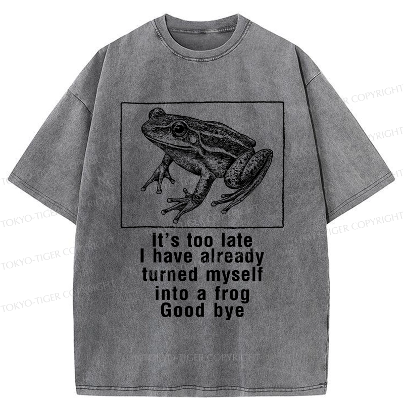 Tokyo-Tiger It's Too Late Washed T-Shirt