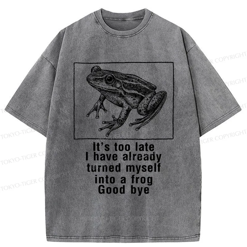 Tokyo-Tiger It's Too Late Washed T-Shirt Sale