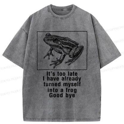 Tokyo-Tiger It's Too Late Washed T-Shirt