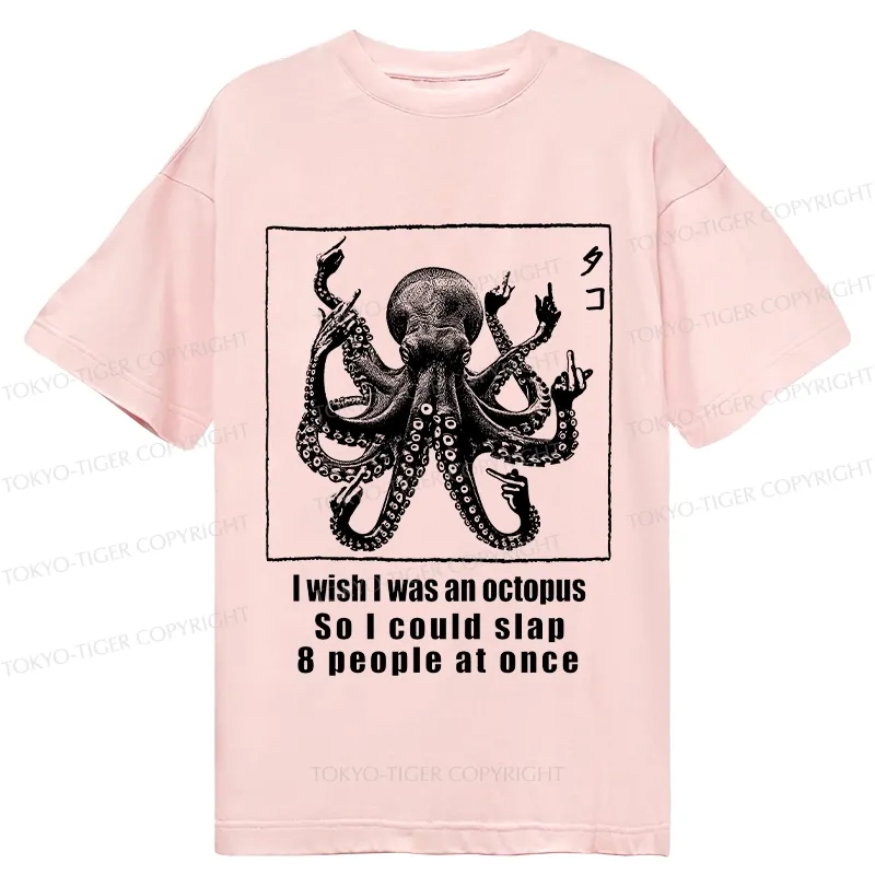 Tokyo-Tiger I Wish I Was An Octopus Classic T-Shirt