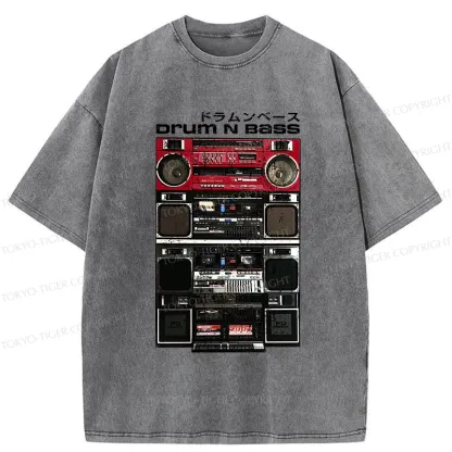 Tokyo-Tiger Drum And Bass Washed T-Shirt