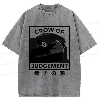 Tokyo-Tiger Raven Of Judgement Washed T-Shirt