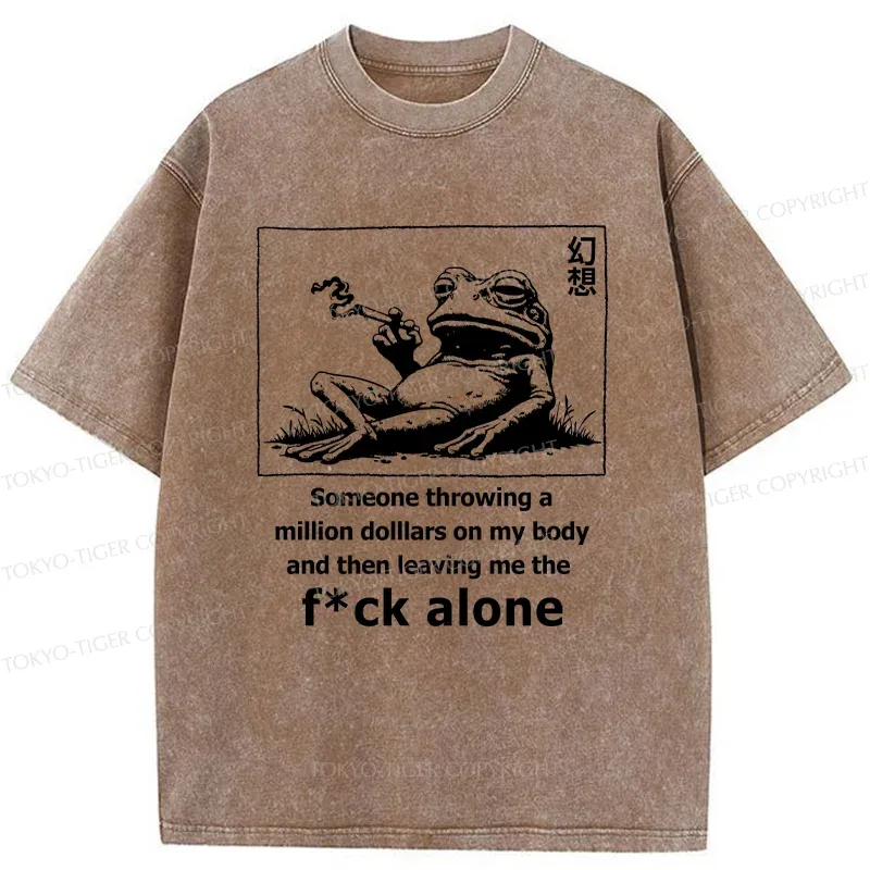 Tokyo-Tiger Frog Is Fantasizing Washed T-Shirt