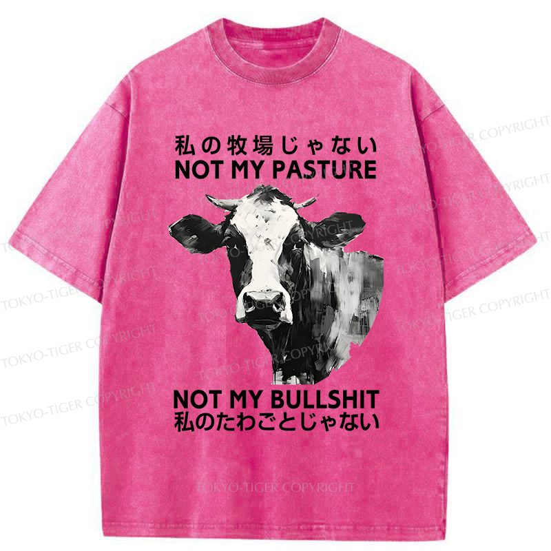 Tokyo-Tiger It's Not My Problem Washed T-Shirt