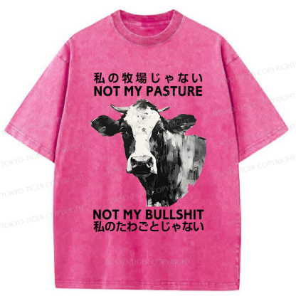 Tokyo-Tiger It's Not My Problem Washed T-Shirt