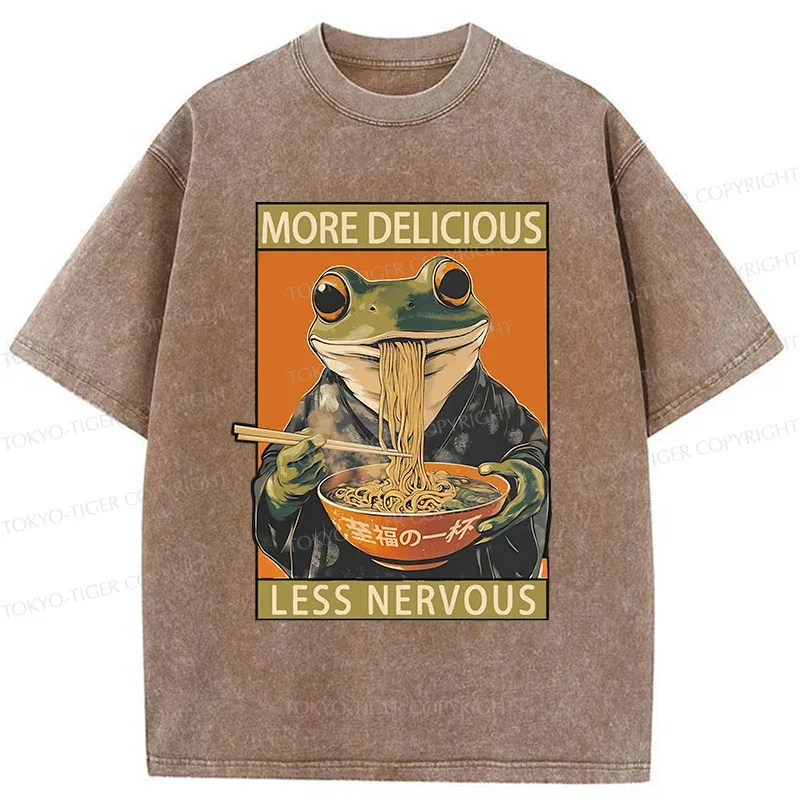 Tokyo-Tiger More Delicious Less Nervous Washed T-Shirt