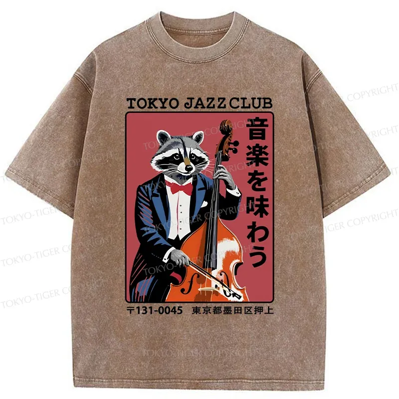 Tokyo-Tiger Heartbeat Rhythm Washed T-Shirt Sale