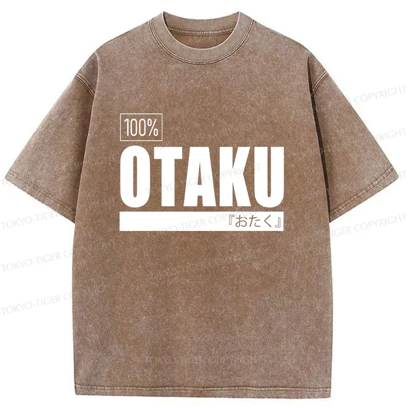 Tokyo-Tiger Deep Otaku Washed T-Shirt