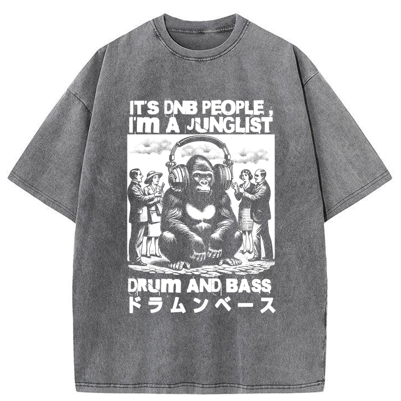 Tokyo-Tiger This Is DNB People Washed T-Shirt