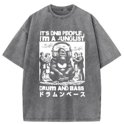 Tokyo-Tiger This Is DNB People Washed T-Shirt
