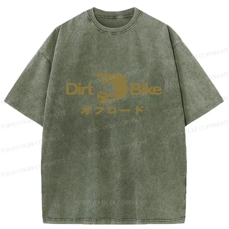 Tokyo-Tiger Dirt Bike Japan Washed T-Shirt