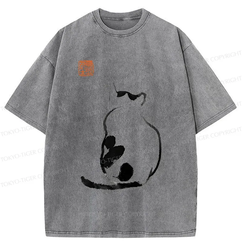 Tokyo-Tiger Cat's Back Japan Washed T-Shirt