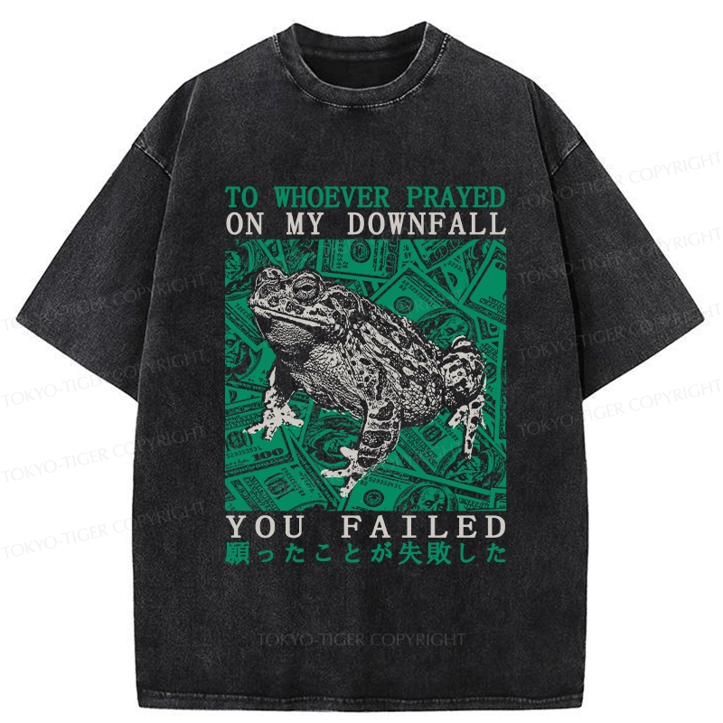 Tokyo-Tiger Your Expectations Are Dashed Washed T-Shirt