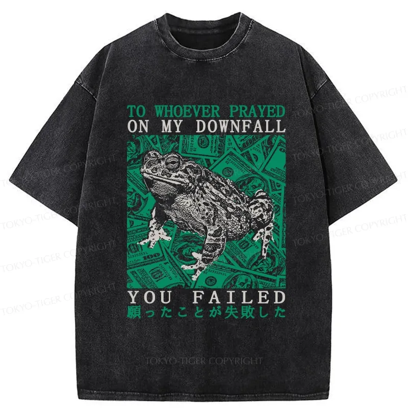 Tokyo-Tiger Your Expectations Are Dashed Washed T-Shirt
