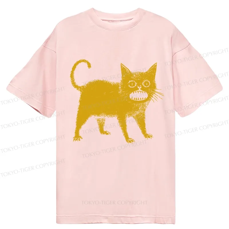 Tokyo-Tiger Horrible Japanese Cat Classic T-Shirt