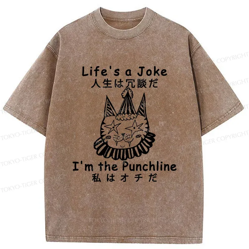 Tokyo-Tiger I'm The Punchline Washed T-Shirt