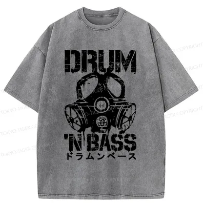 Tokyo-Tiger Drum N Bass Japan Washed T-Shirt
