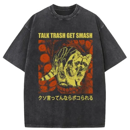Tokyo-Tiger Poor Raccoon Washed T-Shirt