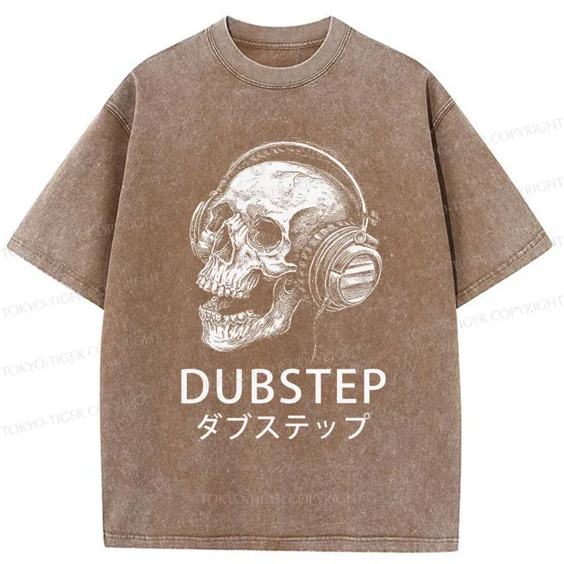 Tokyo-Tiger Dubstep Music Washed T-Shirt