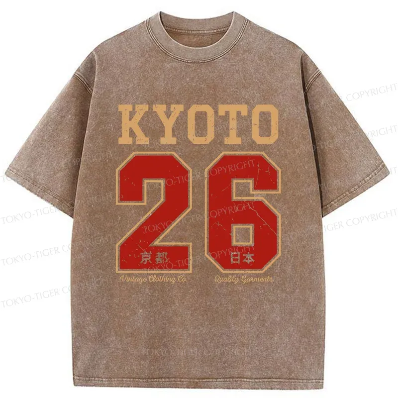Tokyo-Tiger Vintage Tokyo Washed T-Shirt