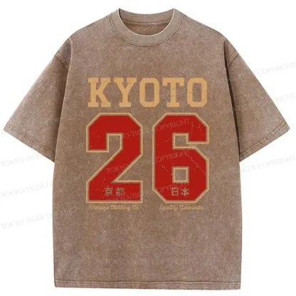 Tokyo-Tiger Vintage Tokyo Washed T-Shirt