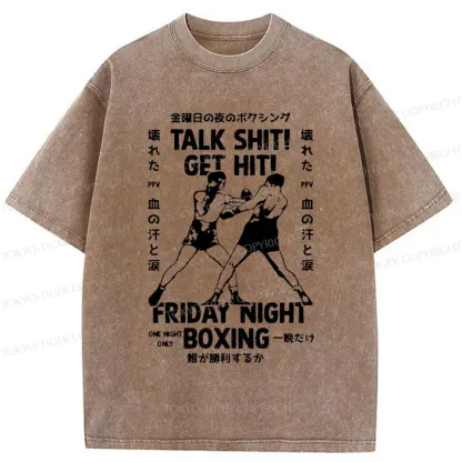 Tokyo-Tiger Friday Night Boxing Washed T-Shirt