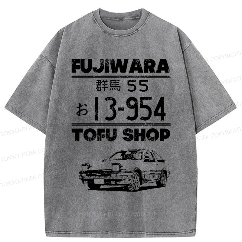 Tokyo-Tiger Vintage Fujiwara Car Washed T-Shirt