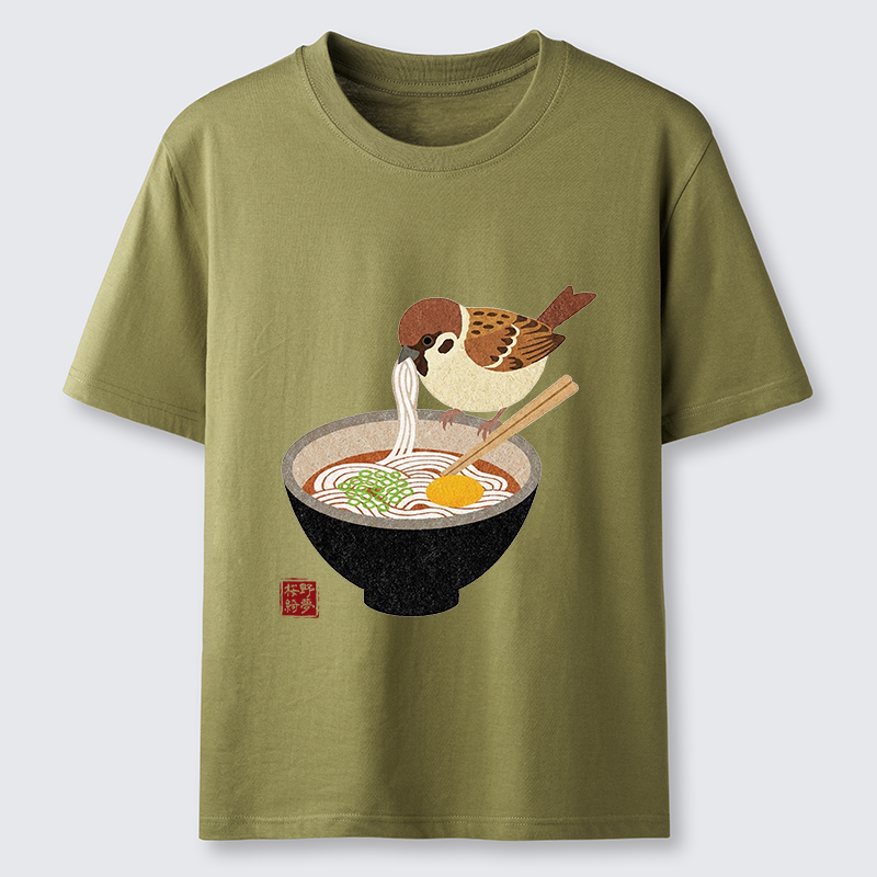 Tokyo-Tiger Funny Bird Ramen Meme Classic T-Shirt