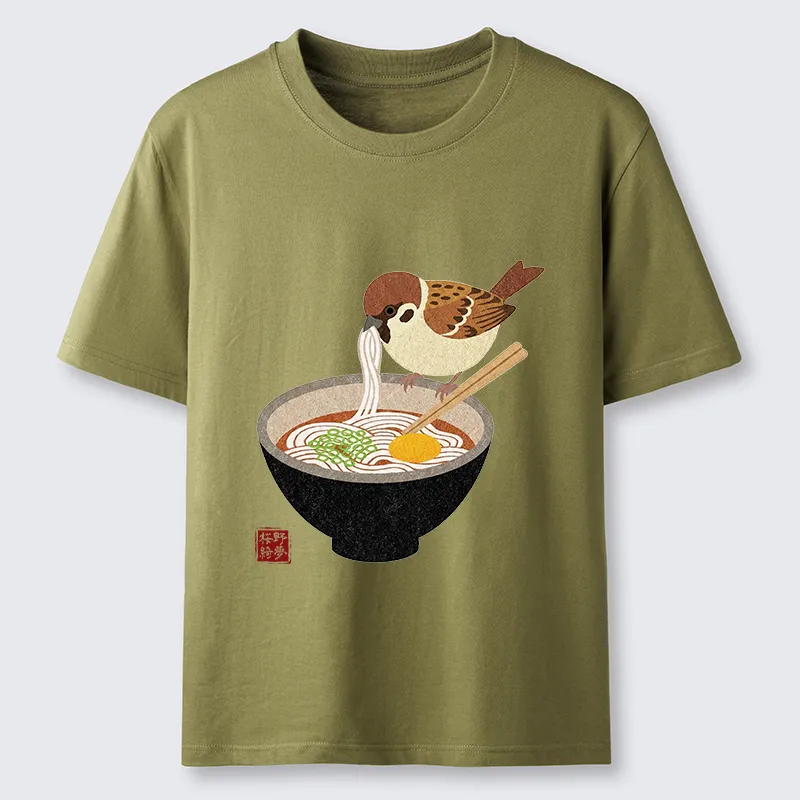Tokyo-Tiger Funny Bird Ramen Meme Classic T-Shirt