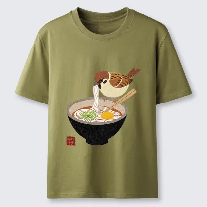Tokyo-Tiger Funny Bird Ramen Meme Classic T-Shirt