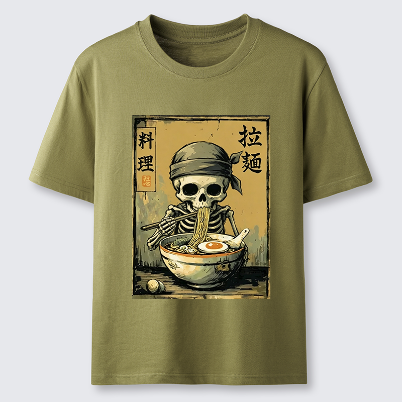 Tokyo-Tiger Funny Skeleton Ramen Classic T-Shirt