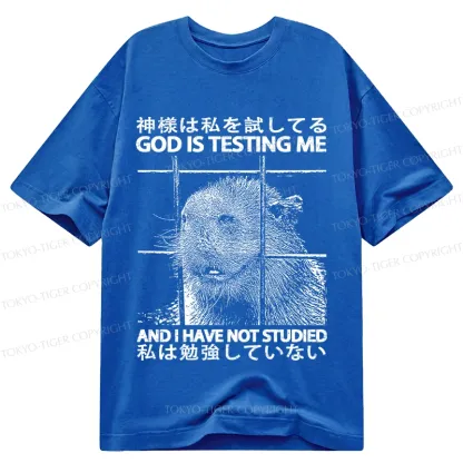 Tokyo-Tiger God Is Testing Me Classic T-Shirt