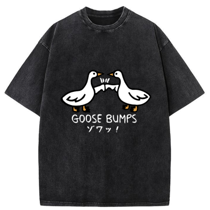 Tokyo-Tiger Goose Bumps Washed T-Shirt