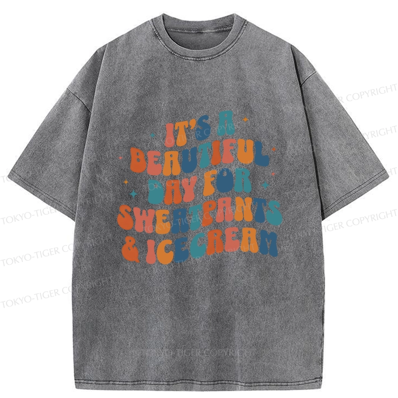 Tokyo-Tiger Sushi Lovers Washed T-Shirt