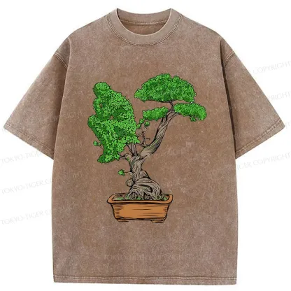 Tokyo-Tiger Contemplative Plants Washed T-Shirt