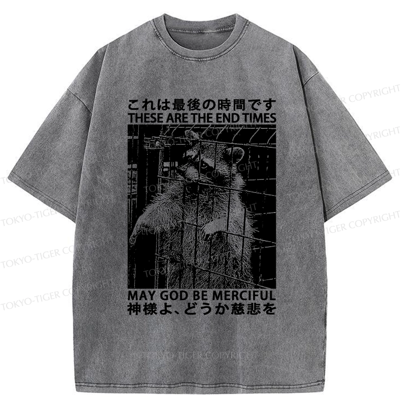 Tokyo-Tiger May God Be Merciful Washed T-Shirt