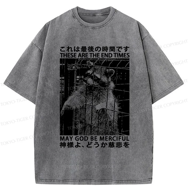 Tokyo-Tiger May God Be Merciful Washed T-Shirt