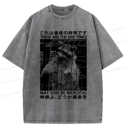 Tokyo-Tiger May God Be Merciful Washed T-Shirt
