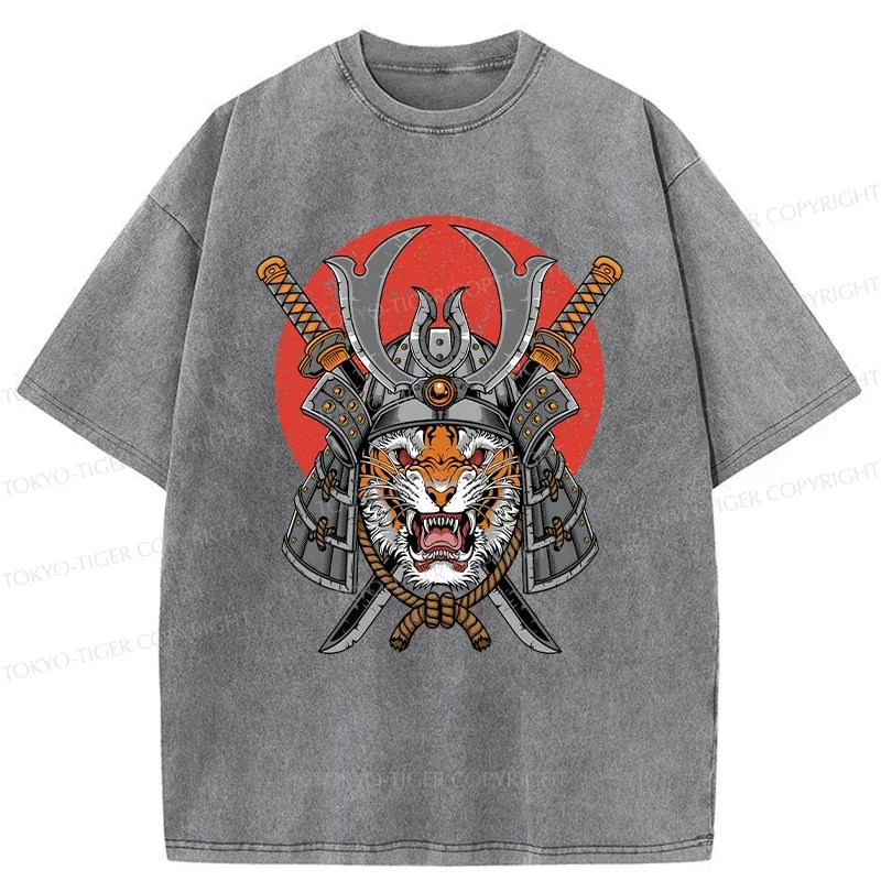 Tokyo-Tiger Mighty Tiger General Washed T-Shirt