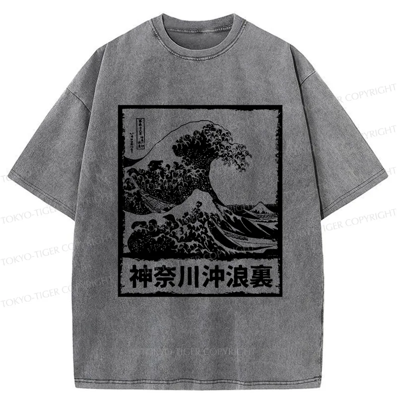 Tokyo-Tiger Legendary Wave Washed T-Shirt