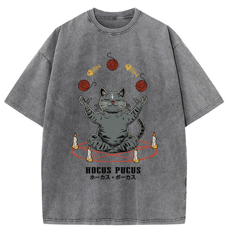 Tokyo-Tiger Hocus Pocus Washed T-Shirt