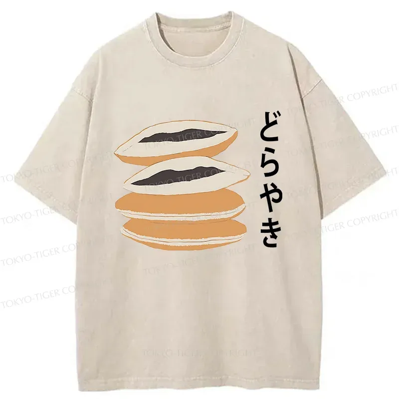 Tokyo-Tiger Dorayaki Japan Washed T-Shirt