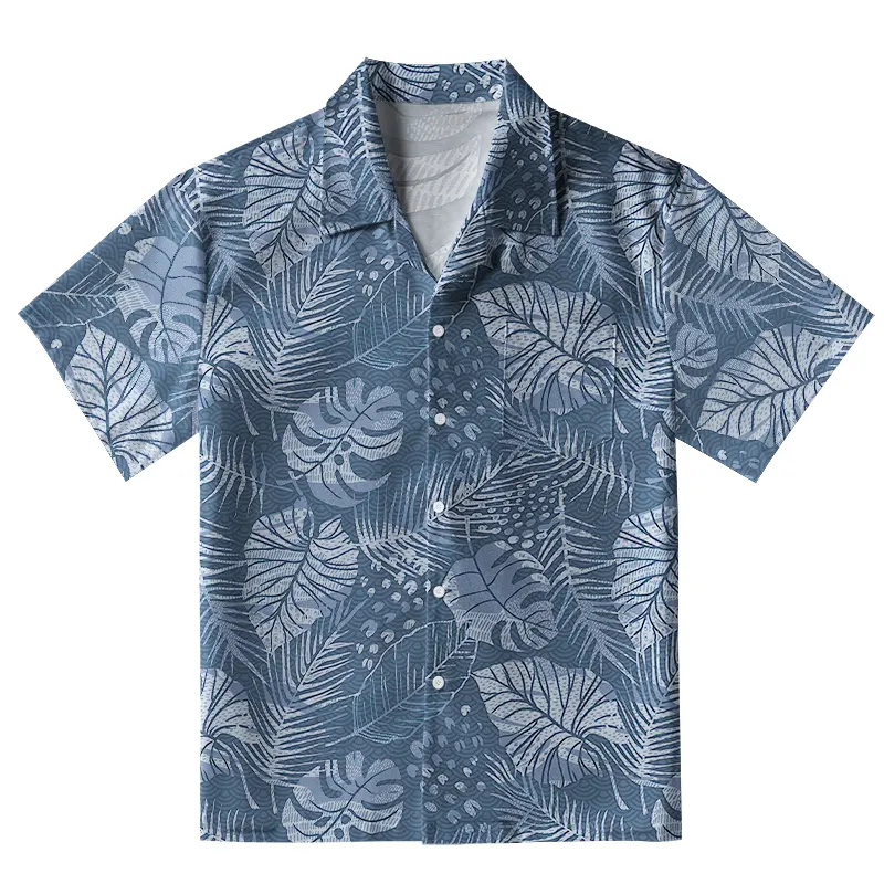 Tokyo-Tiger Jungle Leaf Aloha Hawaiian Shirt