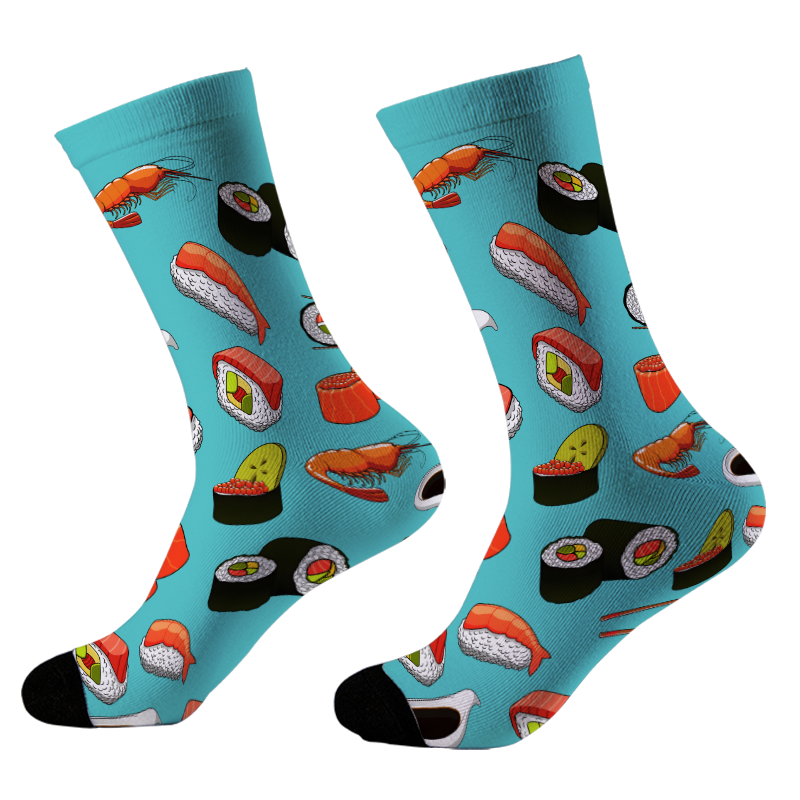 Tokyo-Tiger Sushi Rollin Socks