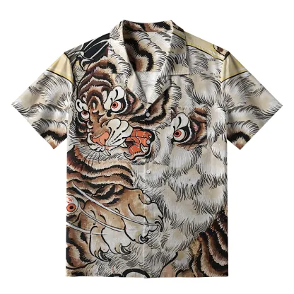 Tokyo-Tiger Fierce Tiger Roar Aloha Hawaiian Shirt