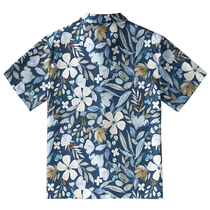 Tokyo-Tiger Colorful Floral Fantasy Button-up Shirt