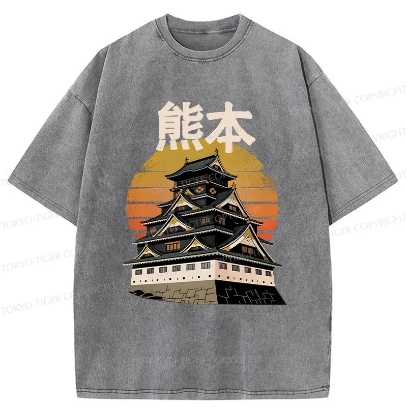 Tokyo-Tiger Kumamoto City Washed T-Shirt
