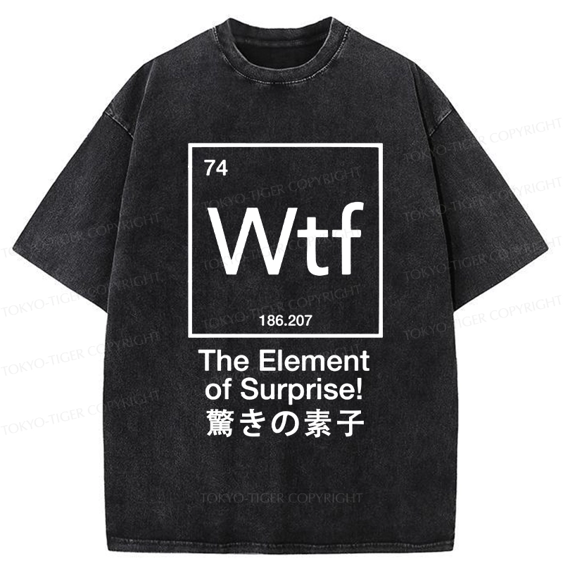Tokyo-Tiger The Element Of Surprise Japan Washed T-Shirt