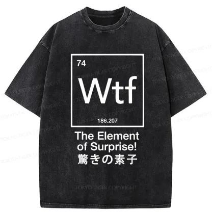 Tokyo-Tiger The Element Of Surprise Japan Washed T-Shirt