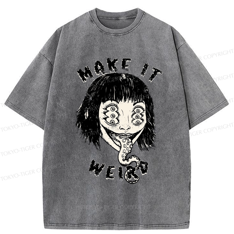 Tokyo-Tiger Make It Weird Washed T-Shirt